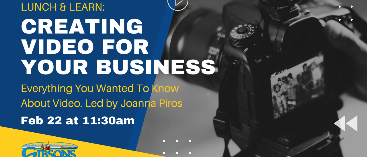 Lunch and Learn Event: How to Create Your Own Promo Video